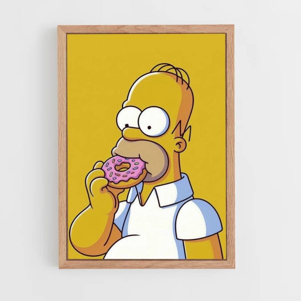 Homer Donut-poster