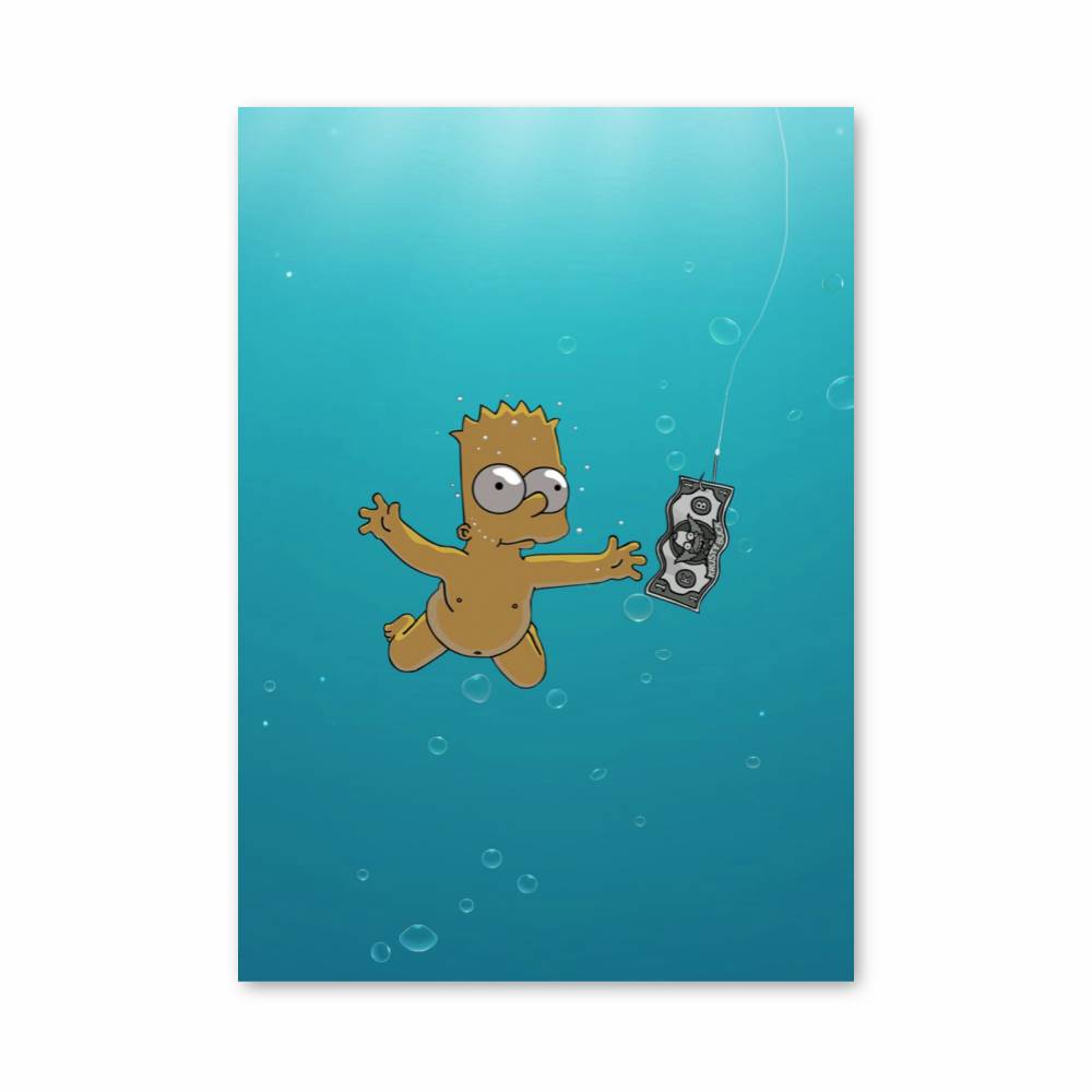 Poster Bart Nirvana