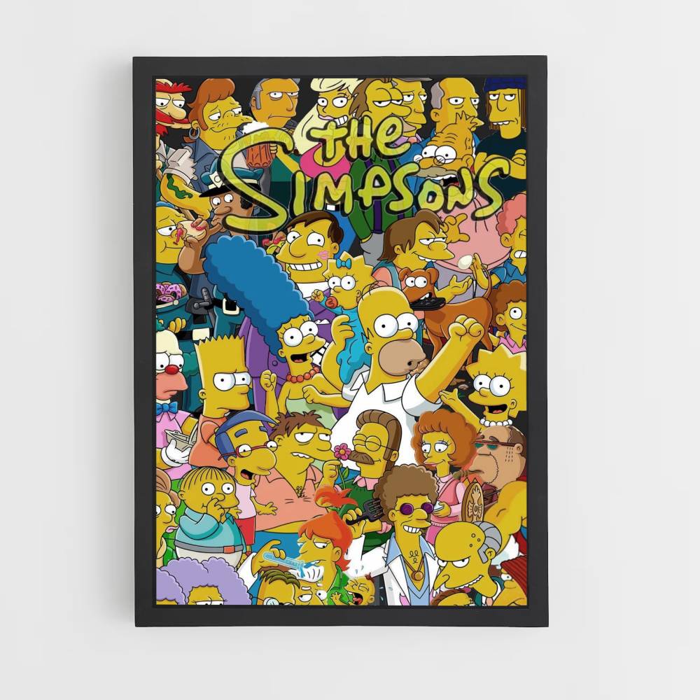 Poster Simpsons-personage