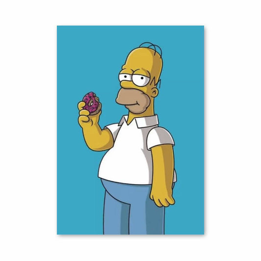 Poster Homer Simpsons Donut