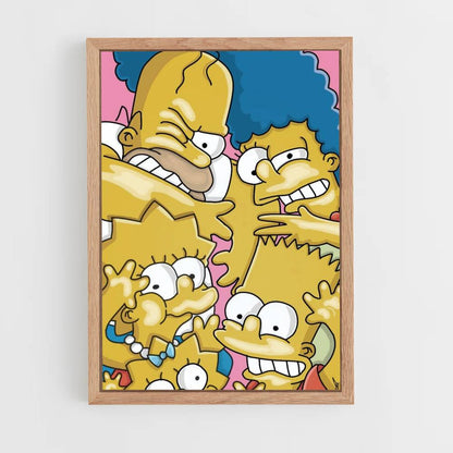 Affiche Simpsons-familie