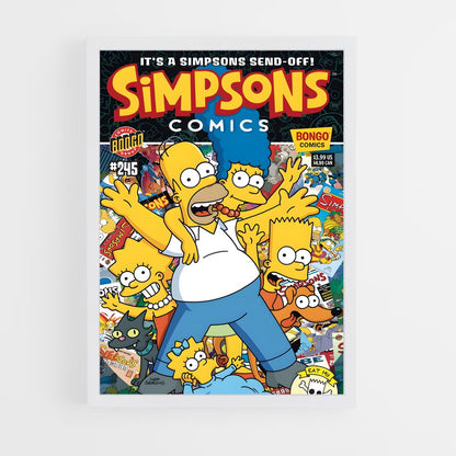 simpsons-4 cadre Blanc