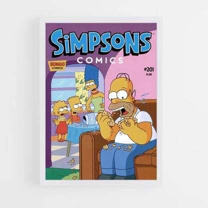 Poster Simpsons-koekjes