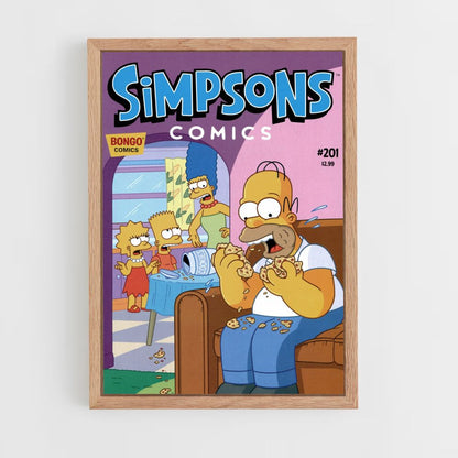 Poster Simpsons-koekjes