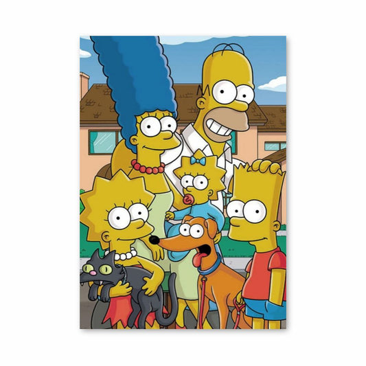 Affiche Simpsons-familie