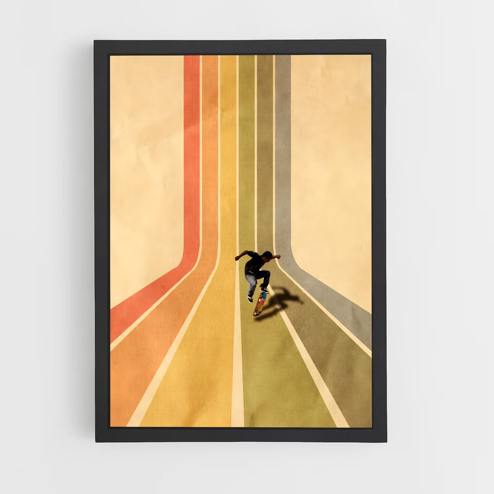 skateboard-15 cadre Noir