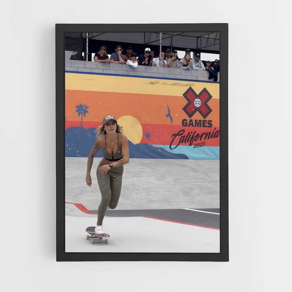 skateboard-23 cadre Noir