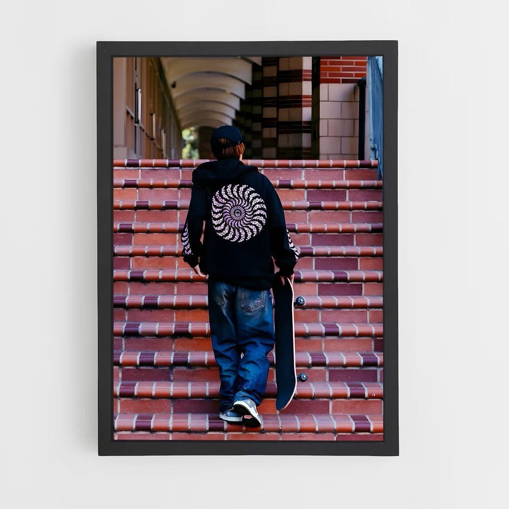 skateboard-27 cadre Noir