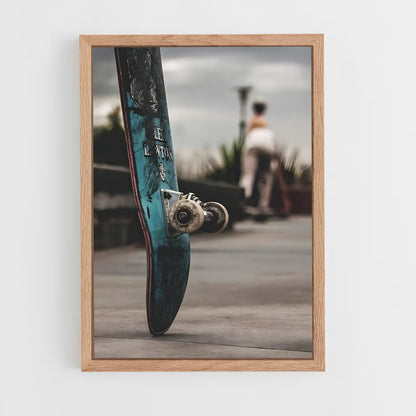 skateboard-3 cadre Bois clair