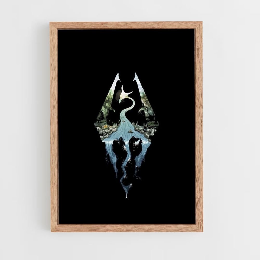 Poster Skyrim-logo