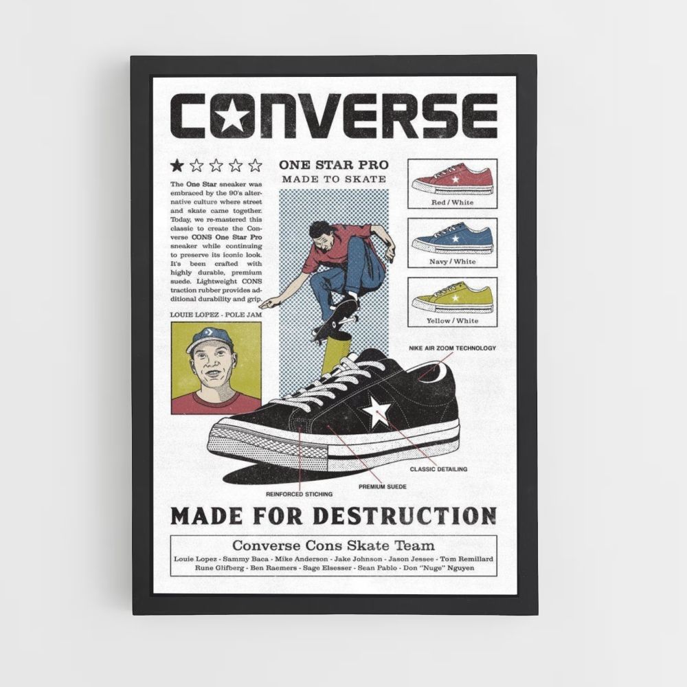 Converse One Star Pro-poster