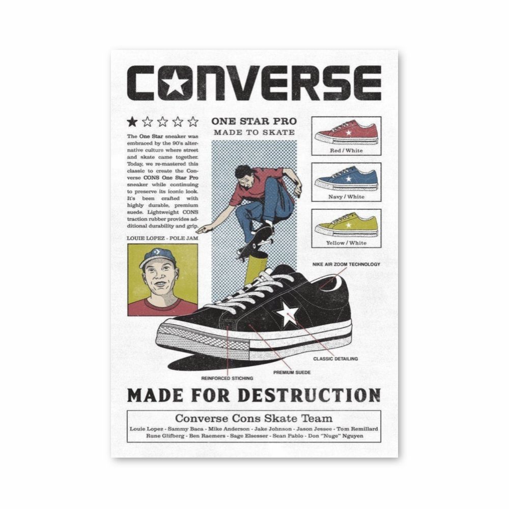 Converse One Star Pro-poster