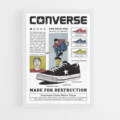 Converse One Star Pro-poster