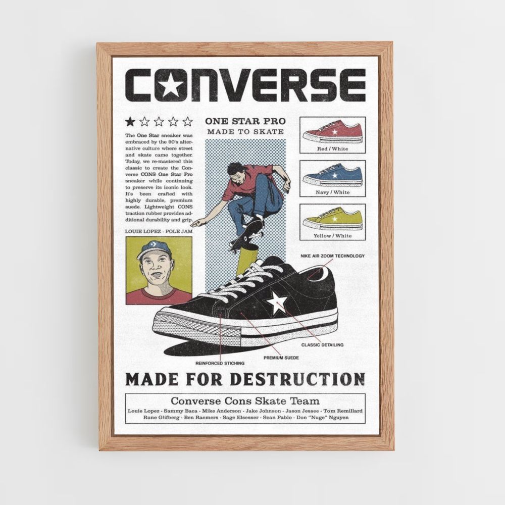 Converse One Star Pro-poster