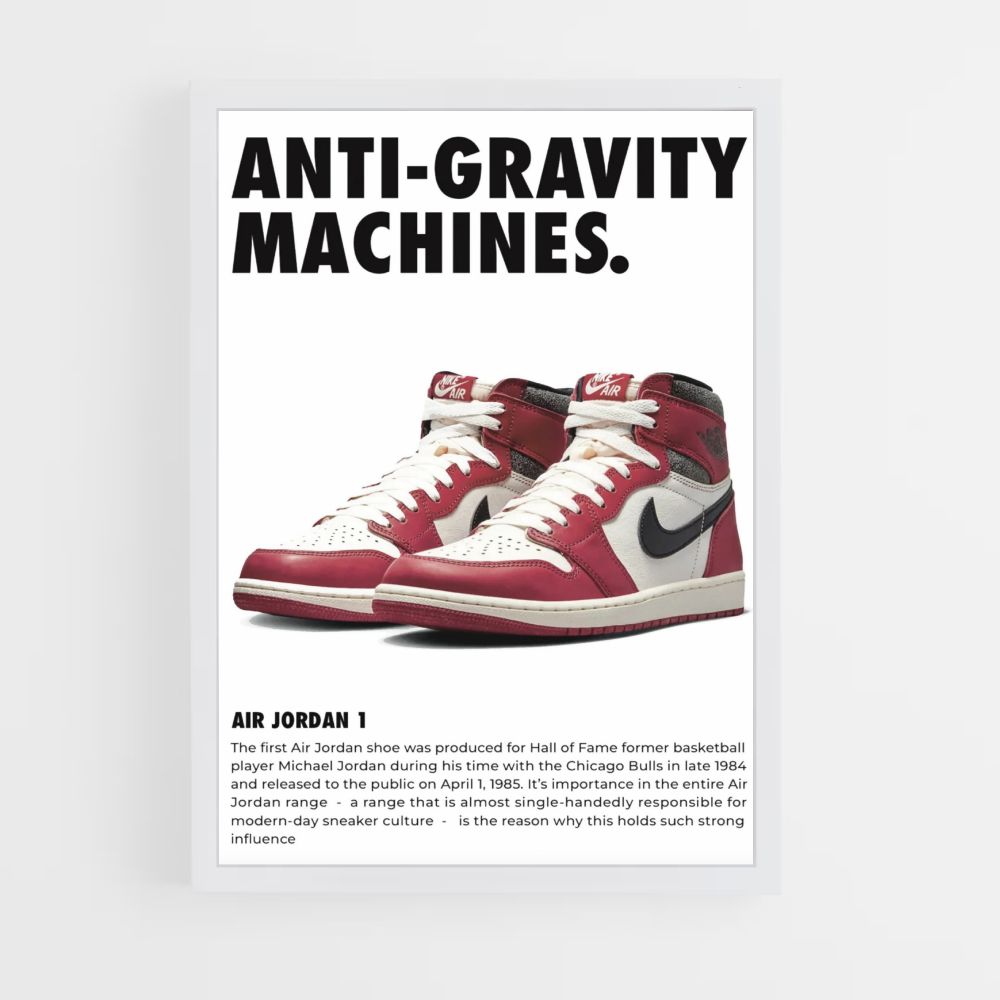 Nike anti-zwaartekrachtposter