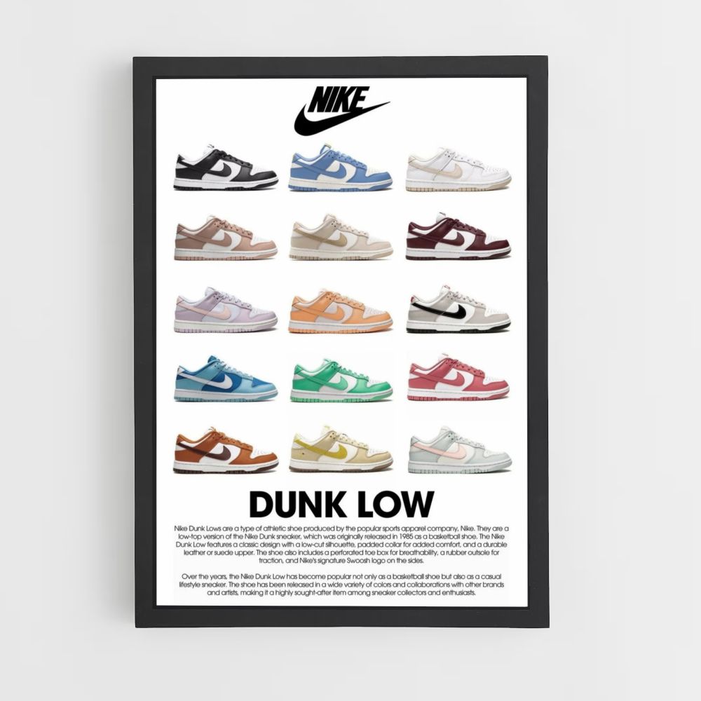 Poster Nike Dunk Laag