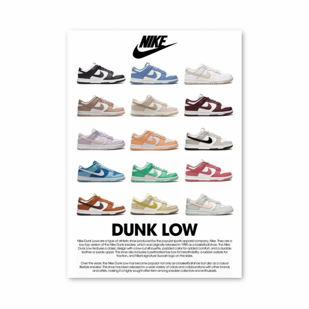 Poster Nike Dunk Laag