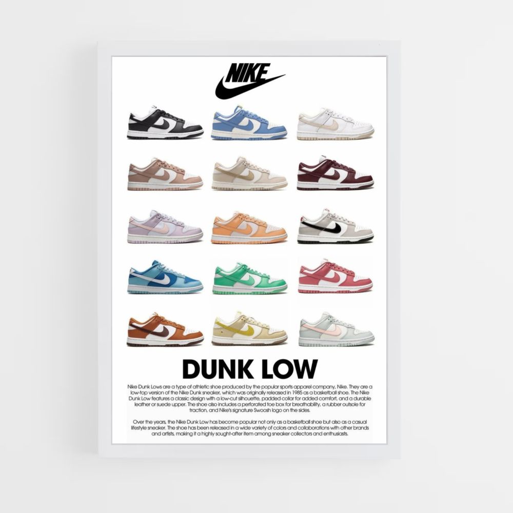 Poster Nike Dunk Laag