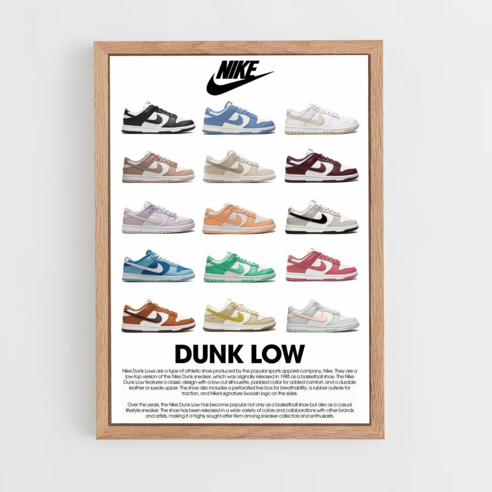 Poster Nike Dunk Laag