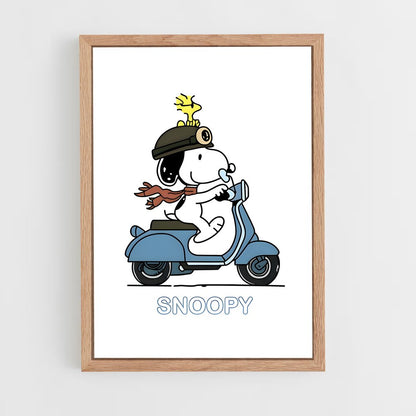 snoopy-15 cadre Bois clair