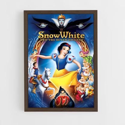 snow-white-6 cadre Bois foncé