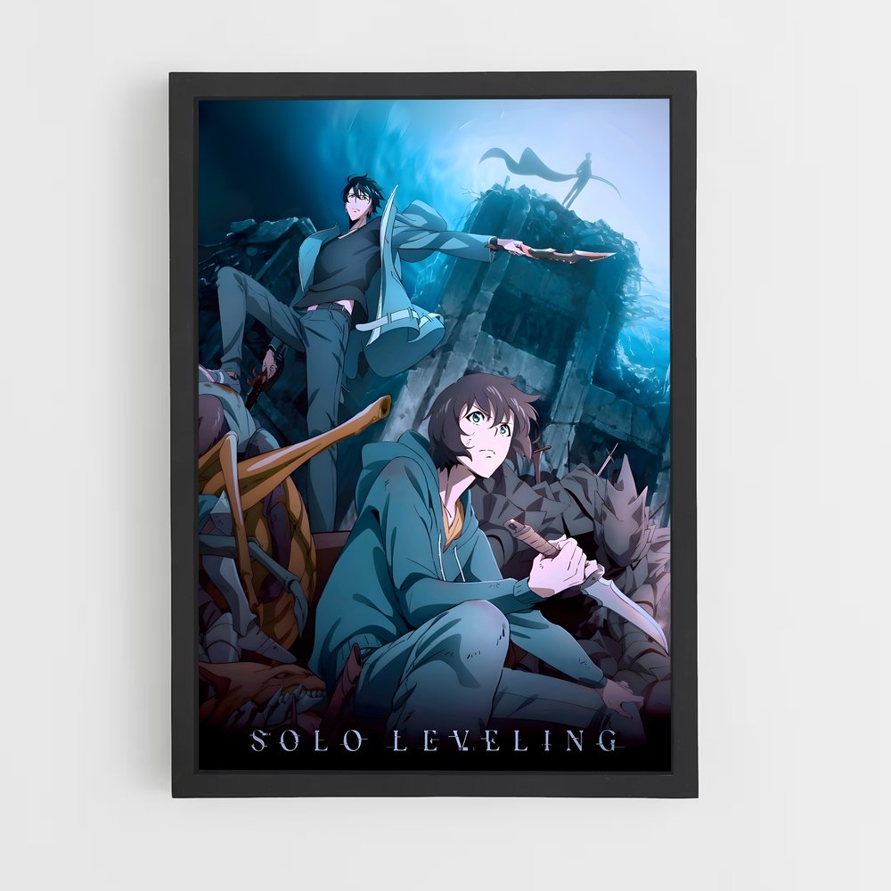 solo-leveling-2 cadre Noir