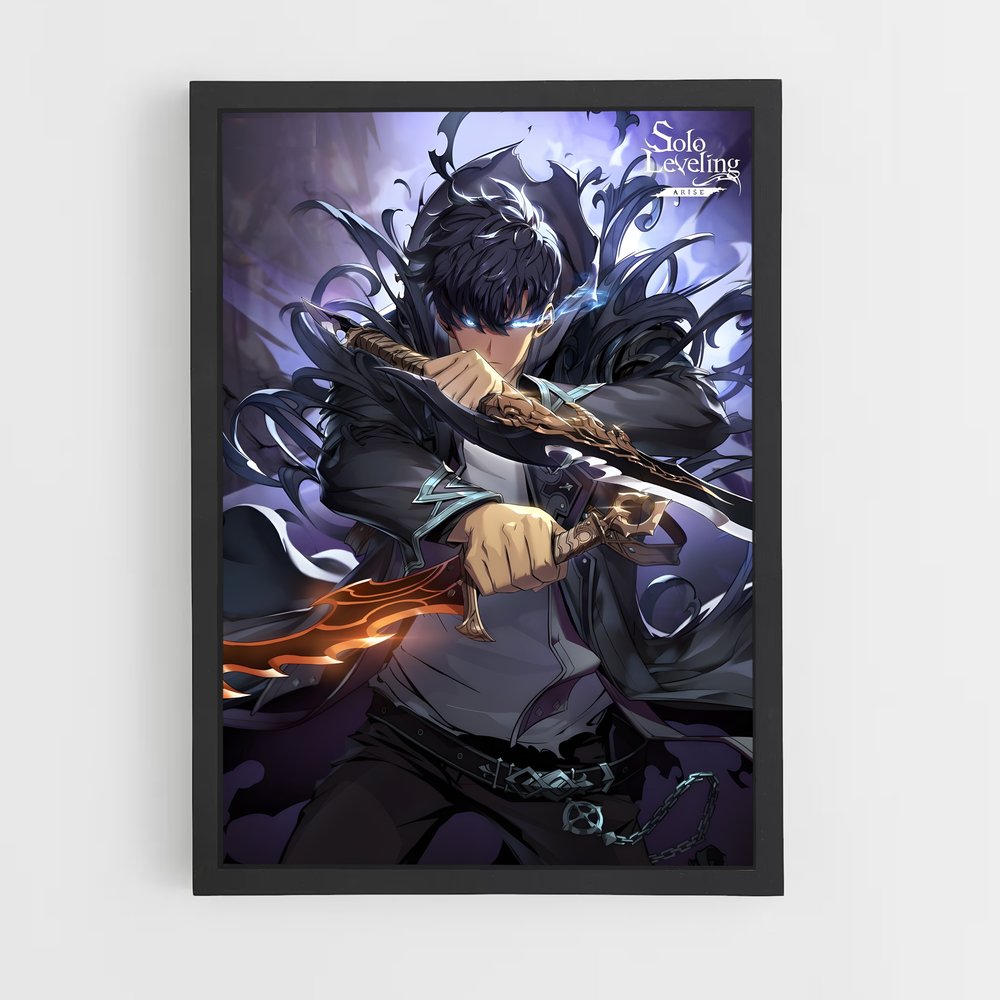solo-leveling-7 cadre Noir