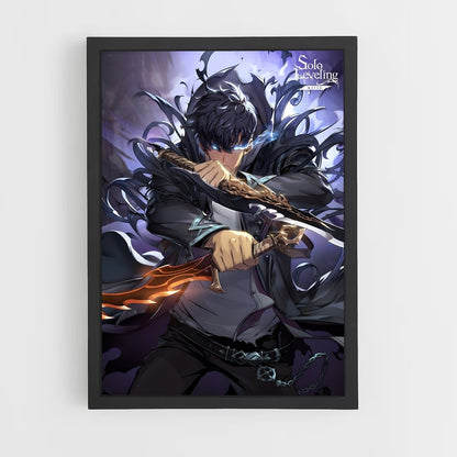 solo-leveling-7 cadre Noir