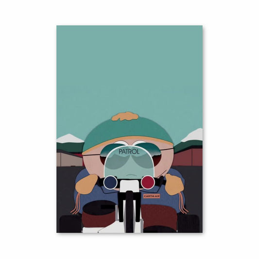 Poster Cartman politie