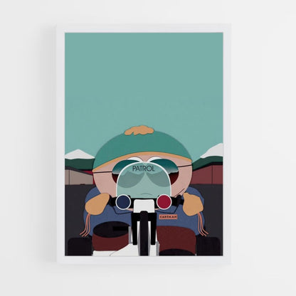 Poster Cartman politie