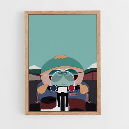 Poster Cartman politie