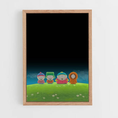 Poster South Park-esthetiek