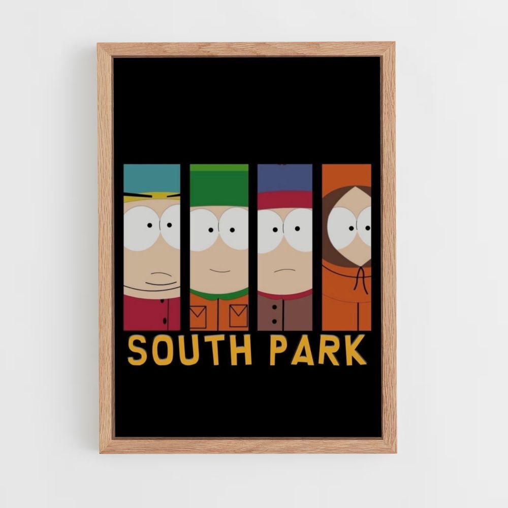 Poster South Park-personages