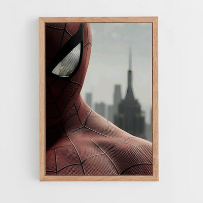 Poster in Spiderman-stijl