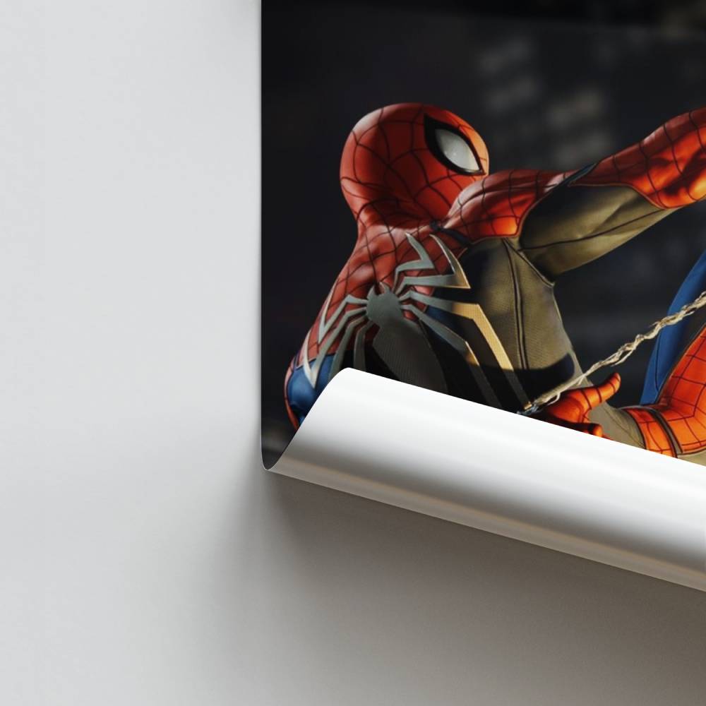 Poster Spiderman-doek