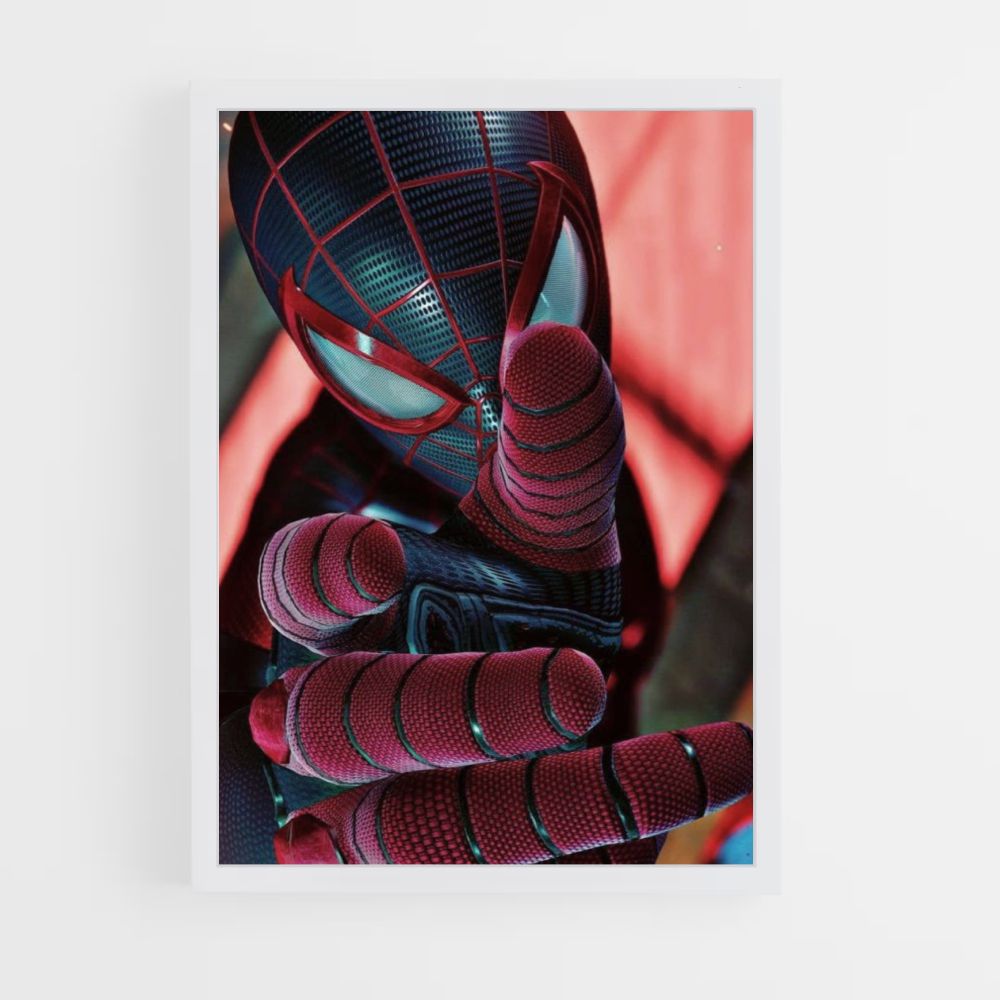 Affiche Spiderman Zwart