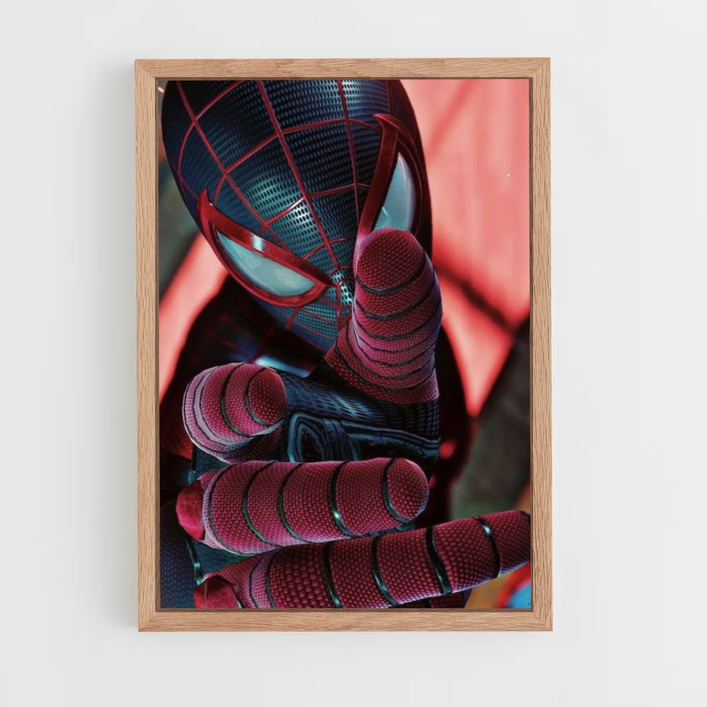 Affiche Spiderman Zwart