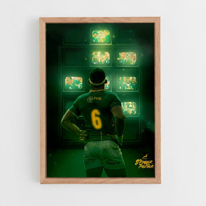 springboks-10 cadre Bois clair