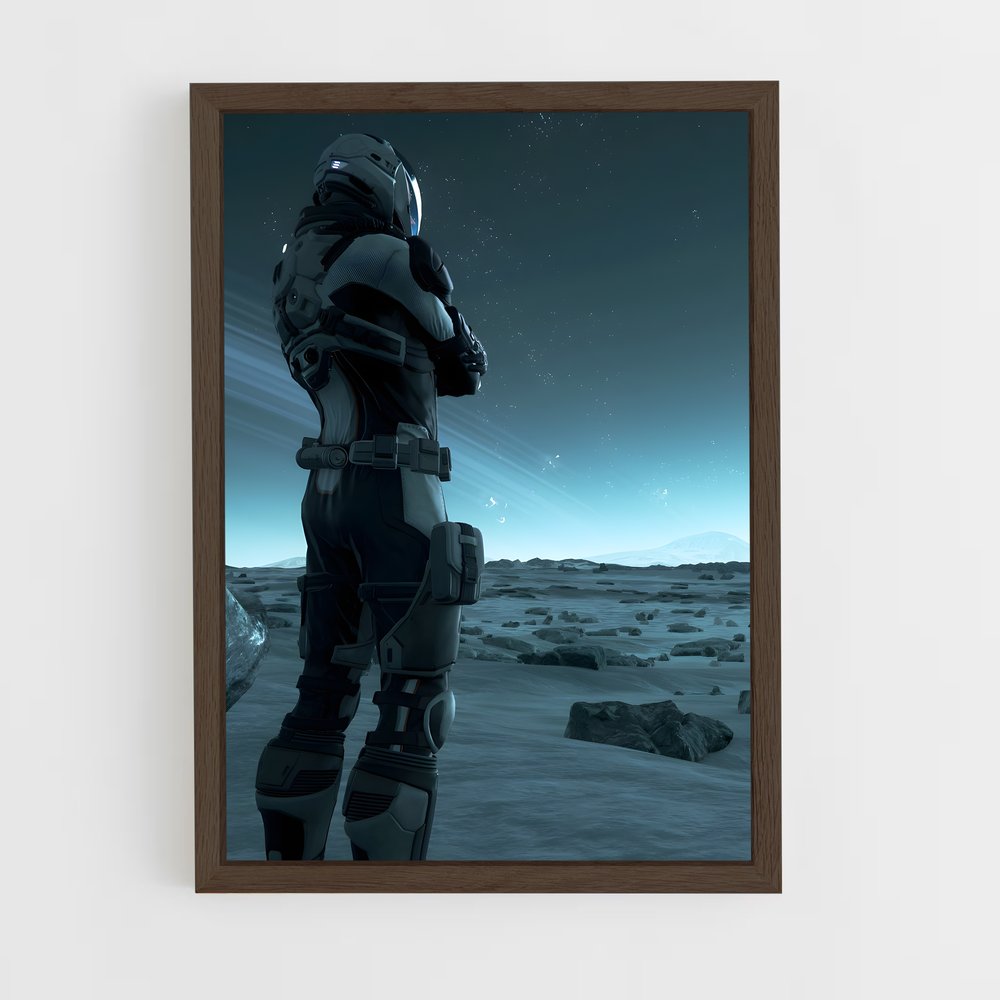 star-citizen-3 cadre Bois foncé