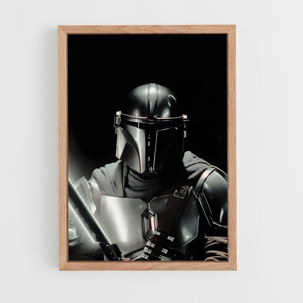 star-wars-14 cadre Bois clair