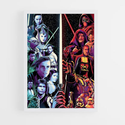 star-wars-15 cadre Blanc