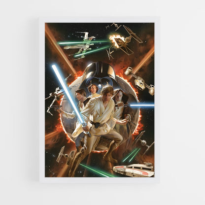 star-wars-18 cadre Blanc