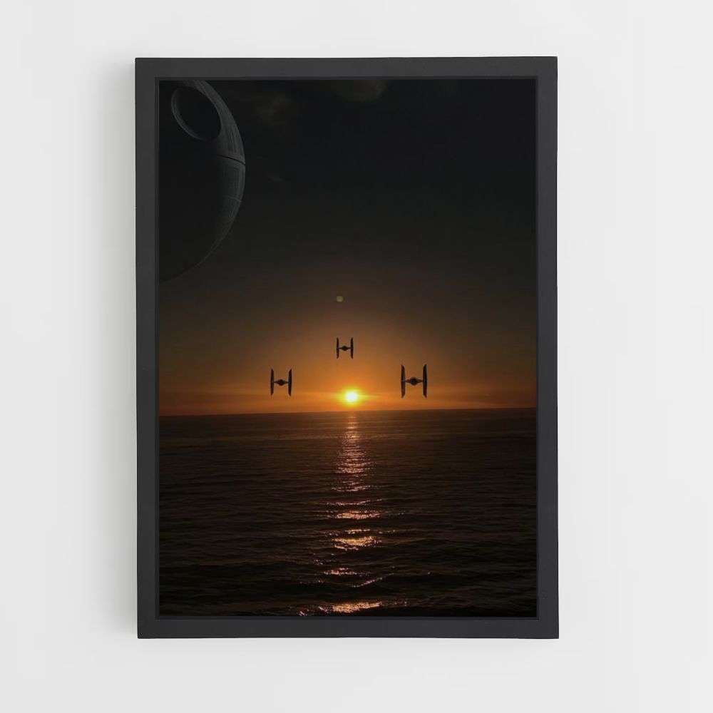 Poster Star Wars-schepen