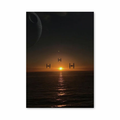 Poster Star Wars-schepen