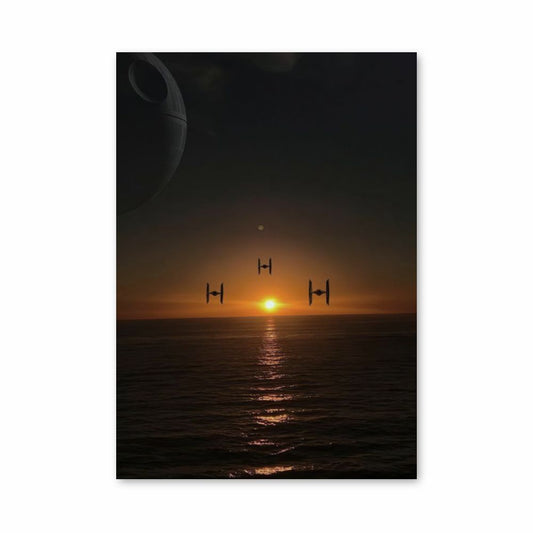 Poster Star Wars-schepen