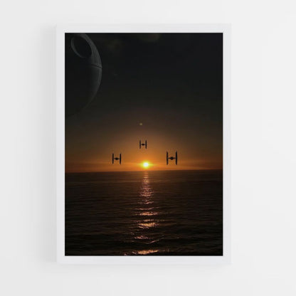 Poster Star Wars-schepen