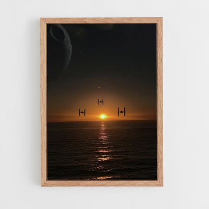 Poster Star Wars-schepen