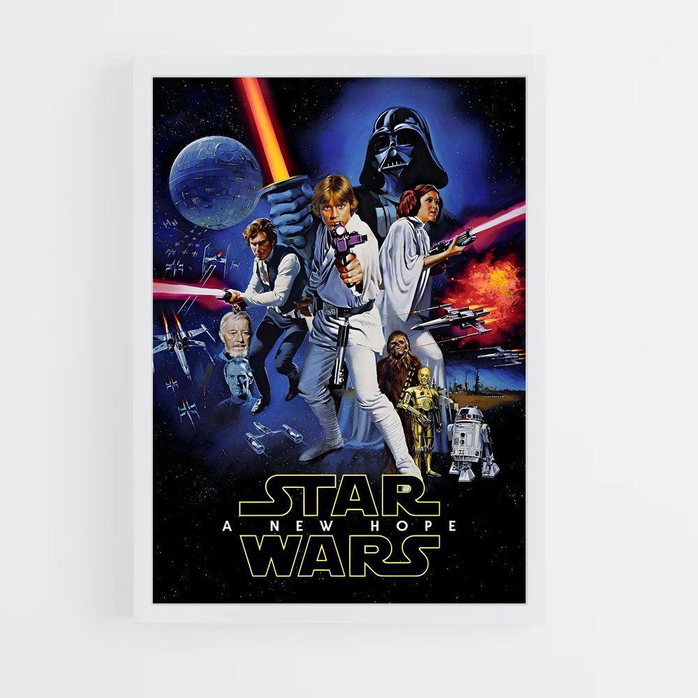 star-wars-3 cadre Blanc