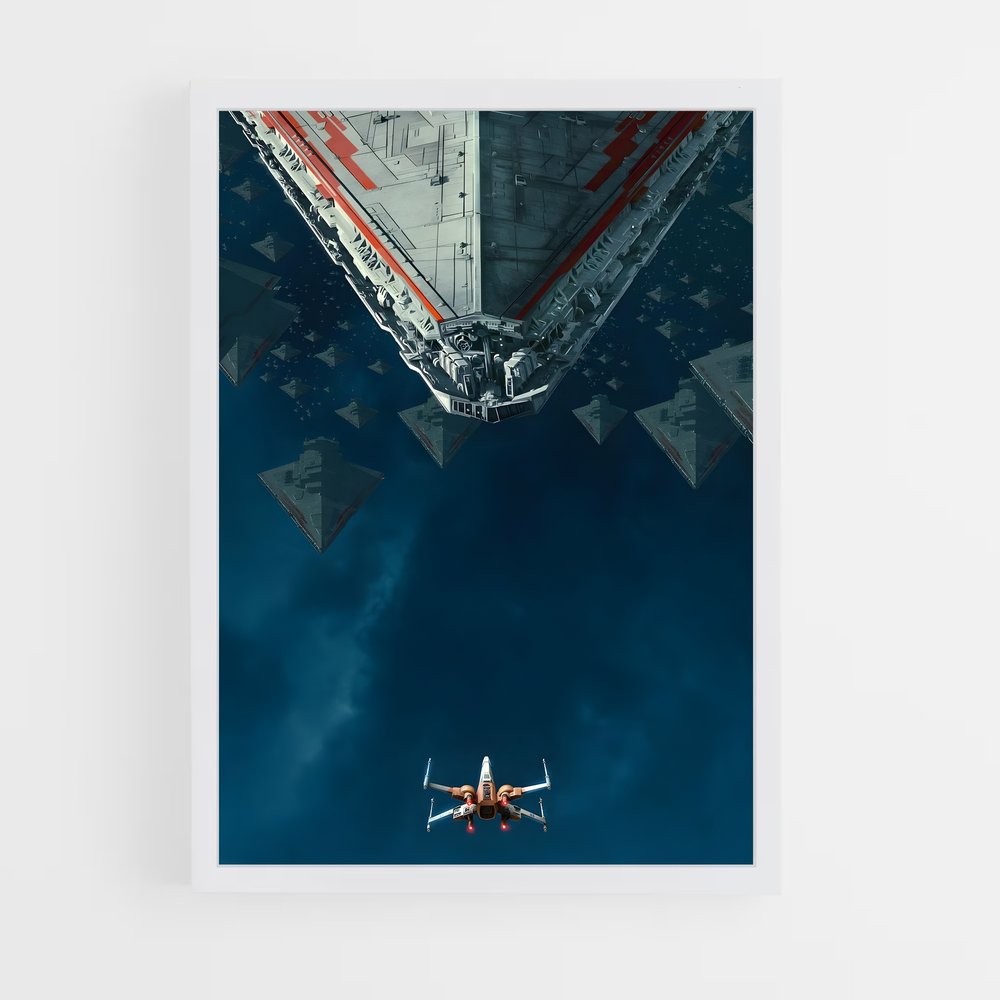 star-wars-38 cadre Blanc