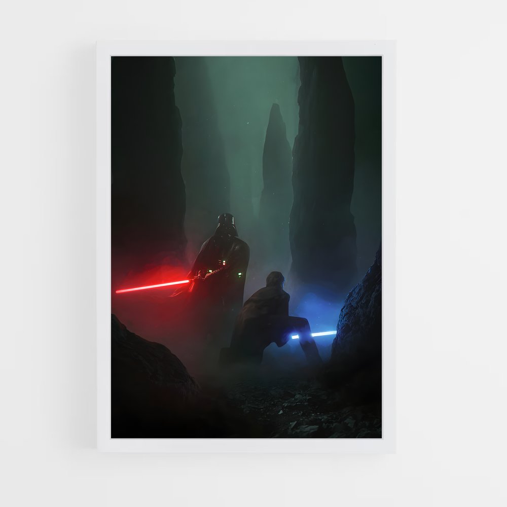 star-wars-39 cadre Blanc